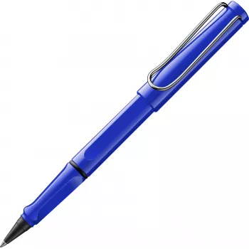 LAMY Safari Rollerball Pen Blue Glossy with Blue Ink 1240186