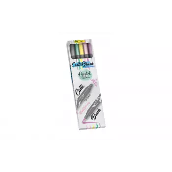 ONLINE USV 5 ONLINE® Calli.Brush Double Pastel ecsetfilcek vegyes színekben (19079)