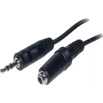 Good Connections AS-35V2 audio hosszabbítókábel 3,5mm jack dugó aljzatra 2m fekete