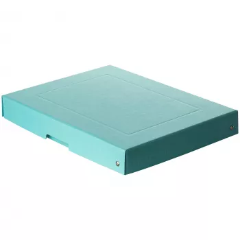 FALKEN PURE tárolódoboz 500 lap pasztellkék 24,0 x 32,0 x 4,0 cm, 1 darab (22001856000F)
