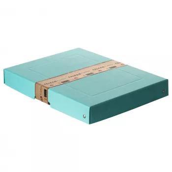 FALKEN PURE tárolódoboz 500 lap pasztellkék 24,0 x 32,0 x 4,0 cm, 1 darab (22001856000F)