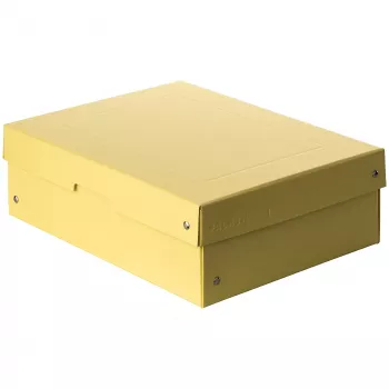 FALKEN PURE dokumentumtároló doboz 1250 lap pasztellsárga 24,0 x 32,0 x 10,0 cm, 1 darab 22001936000F