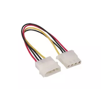 GoodConnections 5,25 inch 4-pin Molex táp hosszabbító kábel, belső, 20 cm (5021-4VL)