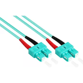 GoodConnections LW-810SC3 OM3 duplex multimódusú optikai patchkábel, SC/SC, 50/125, 10 m