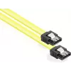 GoodConnections SATA 6 Gb/s kábel fémkapoccsal, 0,50 m, sárga 5047-A05Y