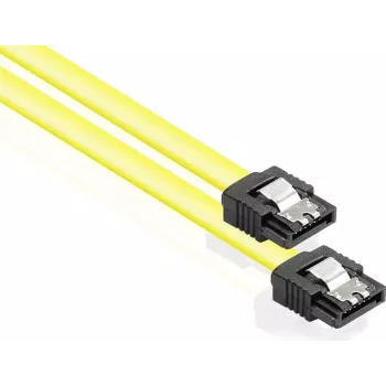 GoodConnections SATA 6 Gb/s kábel fémkapoccsal, 0,70 m, sárga 5047-A07Y