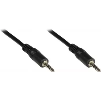 GoodConnections 3,5mm sztereó jack kábel 2,5m csatlakozó-csatlakozó fekete 1970-02