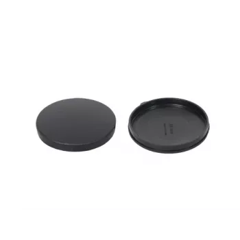GoodConnections Alcasa 9870-65 elülső objektívsapka 65 mm center-pinch pattintható fekete
