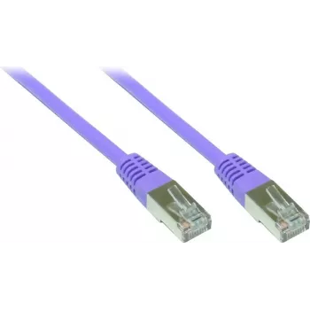 GoodConnections Alcasa 0,3m Cat5e SF/UTP RJ45 patchkábel, lila 855V-003
