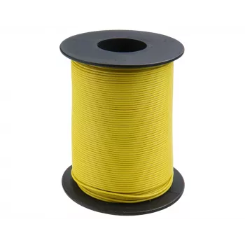 Donau Elektronik 105-3-100 kapcsolóhuzal 1 x 0,20 mm² sárga 100 m