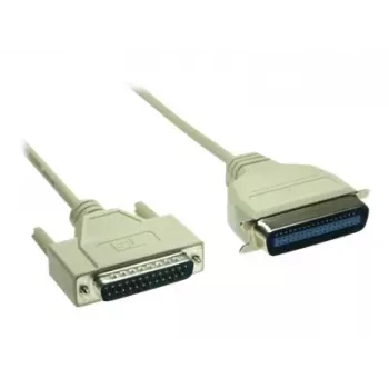 GoodConnections prémium párhuzamos nyomtatókábel, DB25 dugó Centronics 36 dugóra, 0,6 m, szürke, kétszeresen árnyékolt 4090-06