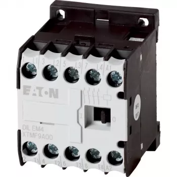 Eaton DILEM4-G (24 V DC) Contactor, IP20, 45 x 52 x 58 mm, Black/White 012701