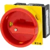 Eaton T3-1-102/EA/SVB bütykös kapcsoló, 3-pólusú, 32 A, zárható, sárga/piros