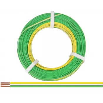 Donau Elektronik 318-354-50 sodrott vezeték 3 x 0,14 mm² sárga, fehér, zöld 50 m