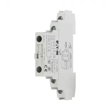 Eaton NHI12-PKZ0 segédérintkező blokk, 1NO+2NC, oldalsó szerelés PKZ0/PKE-hez, fehér 072895