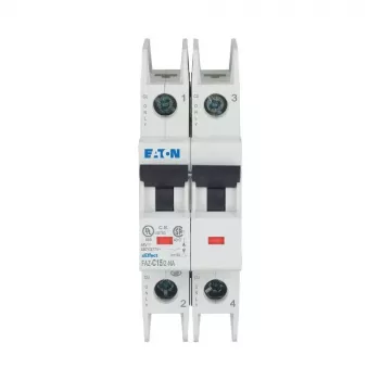 Eaton FAZ-C15/2-NA 15 A 2 pólusú kismegszakító C karakterisztikával (MCB) 102169