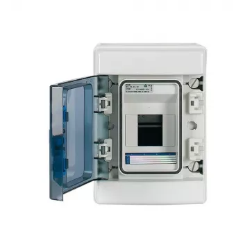 Eaton 174221 IKA-1/4-ST kiselosztó fali kivitel, 4 osztás, 1 sor