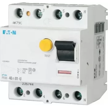EATON PFIM-63/4/003-G/F hibaáram-védőkapcsoló 63A 4-pólusú 30mA G/F típus 187358