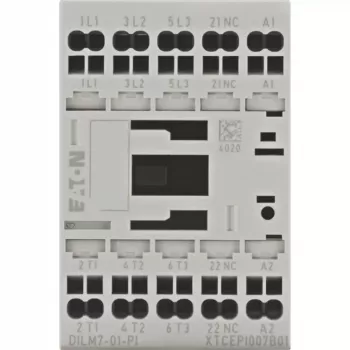 EATON DILM7-19922401 Power Contactor, 3-Pole, 7 A, 230 V AC Coil