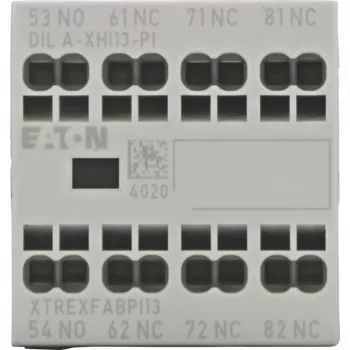 Eaton DILA-XHI13-PI segédérintkező blokk, 1NO+3NC, előlapi szerelés, csavaros csatlakozók 199320