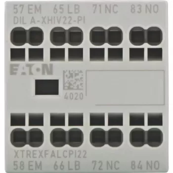 EATON DILA-XHIV22-PI segédérintkező blokk, 4-pólusú, 2NO+2NC, 16 A, oldalsó szerelés 199322