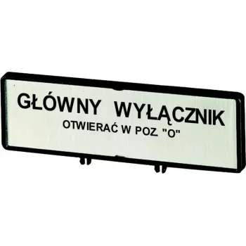 Eaton ZFS71-T0 jelmagyarázat-tartó, 30x30 mm, fekete, RMQ-Titan 205540