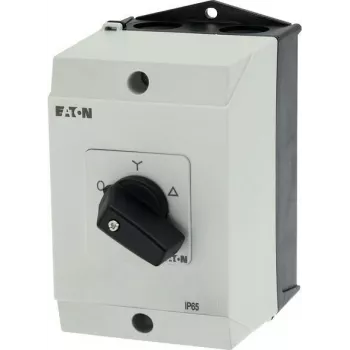 Eaton T0-4-8410/I1 3-pólusú BE-KI billenőkapcsoló, 20 A, frontoldali szerelés, fekete/fehér 207140