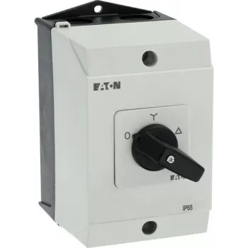 Eaton T0-4-8410/I1 3-pólusú BE-KI billenőkapcsoló, 20 A, frontoldali szerelés, fekete/fehér 207140