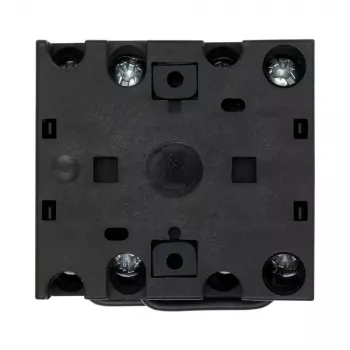 Eaton T0-1-15421/E bütykös kapcsoló, 1 pólusú, BE-KI, 20 A, 690 V AC, billenőkar, fekete, előlap 48x48 mm, 095806