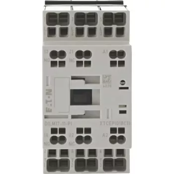 Eaton DILM17-11 teljesítménykontaktor, 3 pólusú, 17 A, 230 V AC / 240 V AC tekercs, 199279