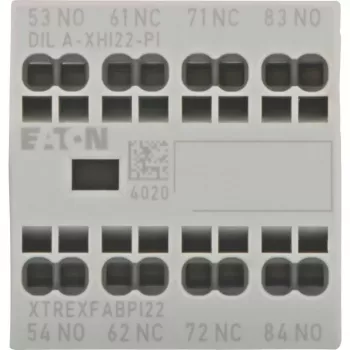 Eaton DILA-XHI22-PI segédérintkező blokk, 2NO+2NC, 4A, előlapi szerelés 199319