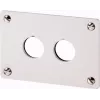 Eaton M22-E2 szerelőlap, szürke alumínium, IP65, 105 x 72 mm 216543