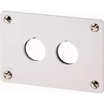 Eaton M22-E2 szerelőlap, szürke alumínium, IP65, 105 x 72 mm 216543