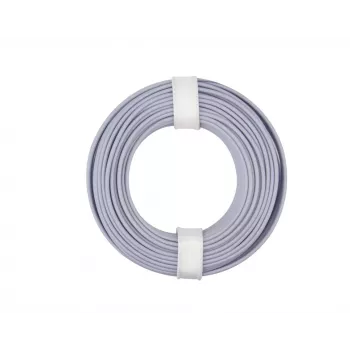 Donau Elektronik 175-019 LiY sodrott erű vezeték 1 x 0,75 mm² szürke 10 m