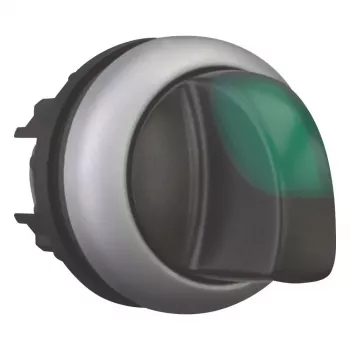 Eaton M22-WLK3-G billenőkapcsoló, fekete/zöld/ezüst, 216837