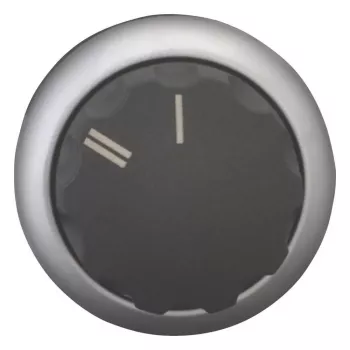 Eaton M22-WR-X92 választókapcsoló, 2 állású, reteszelő, forgatógomb, fekete