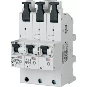 Eaton LSHU-E16/3-KL vezetékvédő kapcsoló E típus, 3 pólusú, 16 A, 400 V AC, 10 kA 119712