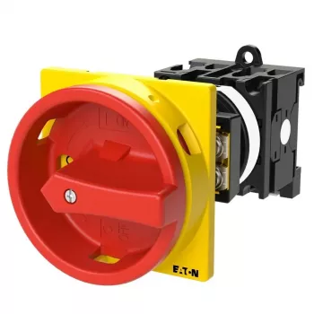 Eaton T0-2-1/V/SVB zárható bütykös kapcsoló 20 A 1 pólusú 90° piros/sárga