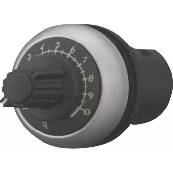 Eaton M22-R470K forgópotenciométer, 470 kΩ, 0,5 W, egymenetes, lineáris, kapcsolótáblába szerelhető