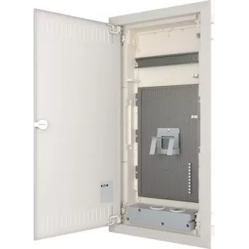 Eaton KLV-48HWM-F süllyesztett elosztószekrény, 48 modulos, 4 soros, átlátszó ajtó, fehér 178836