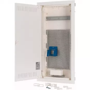 Eaton KLV-48HWM-F süllyesztett elosztószekrény, 48 modulos, 4 soros, átlátszó ajtó, fehér 178836