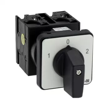 Eaton T0-3-8401/E 3 pólusú BE-KI forgókapcsoló, 20 A, 690 V AC, fekete fogantyú, előlapi szerelés 091047