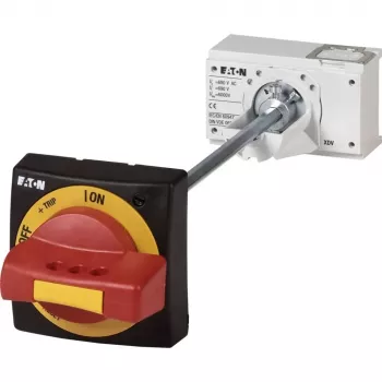 Eaton NZM1-XHBR forgófogantyú, fekete/piros/sárga, IP66, 85x85 mm, NZM1/PN1/N(S)1-hez 266632