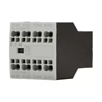 Eaton DILA-XHI31-PI segédérintkező-blokk, 3NO+1NC, előlapi szerelés, csavaros kapcsok, DILM7-DILM38 mágneskapcsolókhoz és DILA relékhez 199318