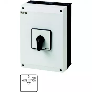 Eaton T5-4-8902/I5 4 pólusú főkapcsoló 63 A, fekete/fehér 207214