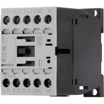 Eaton DILM12-01 3 pólusú motorkontaktor, 230 V AC / 240 V AC tekercs, 12 A, 1 NC segédérintkező 276865