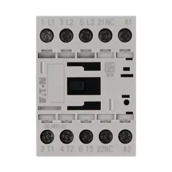 Eaton DILM12-01 3 pólusú motorkontaktor, 230 V AC / 240 V AC tekercs, 12 A, 1 NC segédérintkező 276865