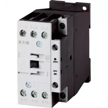 Eaton DILM17-10 kontaktor, 24 V 50 Hz tekercs, IP00, 56 x 85 mm, fekete/fehér