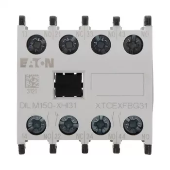 Eaton DILM150-XHI31 segédérintkező-blokk, 3NO+1NC, elöli szerelés, csavaros csatlakozó 277949
