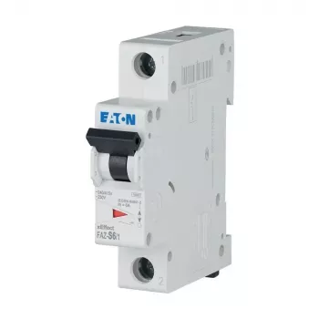 Eaton FAZ-S6/1 vezetékvédő megszakító, 1 pólusú, S6 278610